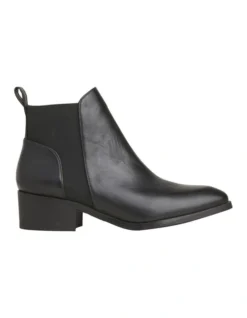 Windsor Smith Metz Black Heeled Ankle Boot