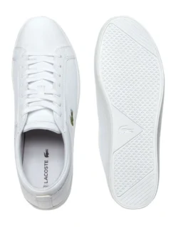Lacoste Straightset Leather White Trainer Sneaker 11 Lacoste Straightset Leather White Trainer Sneaker -Dune London Shoes Shop 490380760 4 720x928