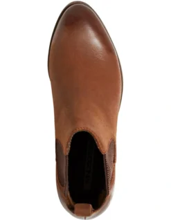 Windsor Smith Ravee Tan Heeled Chelsea Boot -Dune London Shoes Shop 587967760 3 720x928