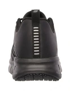 Skechers Work Relaxed Fit Sure Track Erath Leather Shoes In Black -Dune London Shoes Shop 592962400 3 1 720x928