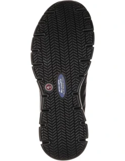 Skechers Work Relaxed Fit Sure Track Erath Leather Shoes In Black -Dune London Shoes Shop 592962400 5 1 720x928