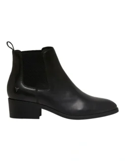 Windsor Smith Ravee Black Heeled Chelsea Boot