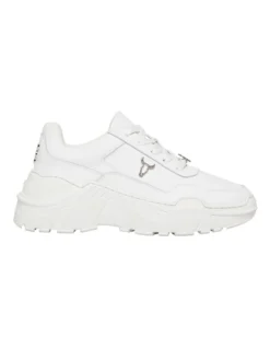Windsor Smith Carte White Leather Chunky Sneaker