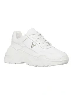 Windsor Smith Carte White Leather Chunky Sneaker -Dune London Shoes Shop 636444910 2 720x928