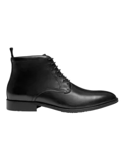 Utah Leather Ankle Boots