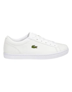 Lacoste Straightset BL I White Leather Sneaker