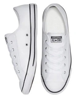 Converse Chuck Taylor All Star Dainty White Leather Low Top Sneaker 11 Converse Chuck Taylor All Star Dainty White Leather Low Top Sneaker -Dune London Shoes Shop 692527060 6 720x928