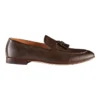 Alberto Leather Tassel Loafers In Brown