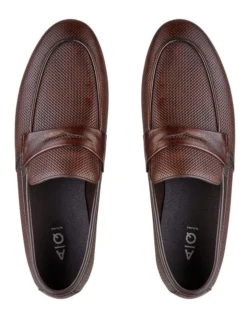 Cavarra Embossed Penny Loafers -Dune London Shoes Shop 717190840 3 720x928