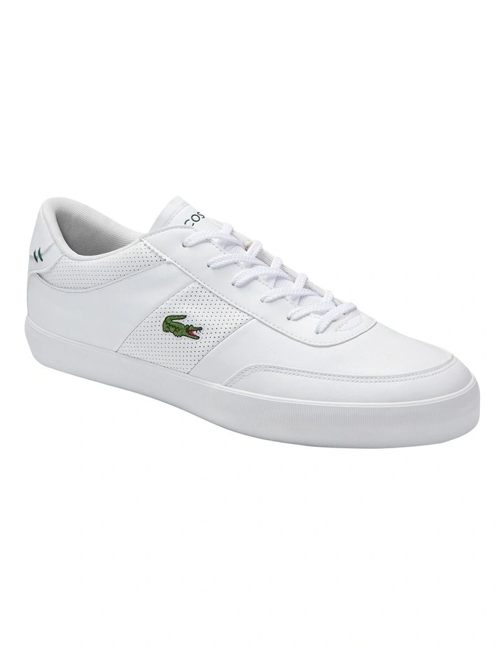 Lacoste Court-Master White Lace-Up Sneaker 1 Lacoste Court-Master White Lace-Up Sneaker
