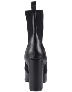 Dixie Black Heeled Ankle Boot -Dune London Shoes Shop 811935820 3 720x928