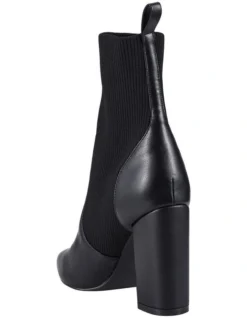 Dixie Black Heeled Ankle Boot -Dune London Shoes Shop 811935820 4 720x928