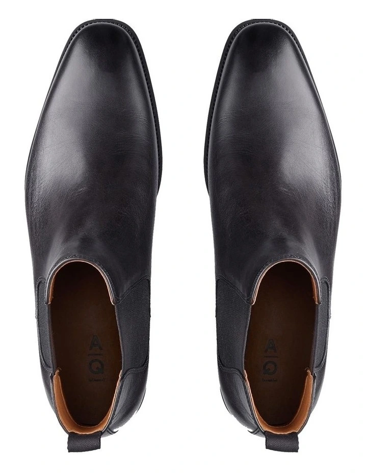 Artie Black Leather Chelsea Boots 3 Artie Black Leather Chelsea Boots - Image 3