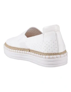 Queen White Slip-on Sneaker -Dune London Shoes Shop 825555430 4 720x928