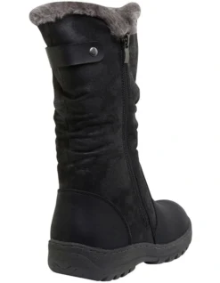 Element Black Micro Boot -Dune London Shoes Shop 827198290 4 720x928
