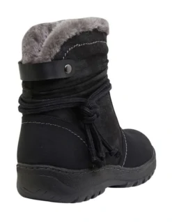 Eskimo Black Micro Boot -Dune London Shoes Shop 827269210 4 720x928