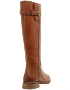 Jenna Mid Brown Glove Boots -Dune London Shoes Shop 827502940 4 720x928