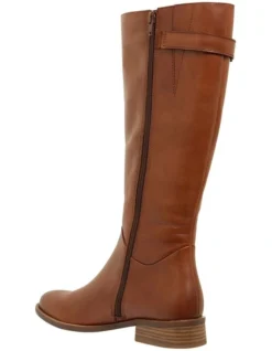 Jenna Mid Brown Glove Boots -Dune London Shoes Shop 827502940 6 720x928
