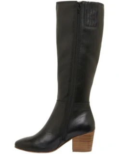 Drake Boots In Black Leather -Dune London Shoes Shop 827522650 3 720x928