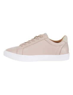 Serena Sneakers In Blush Leather -Dune London Shoes Shop 829955350 3 720x928