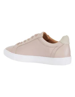 Serena Sneakers In Blush Leather -Dune London Shoes Shop 829955350 7 720x928