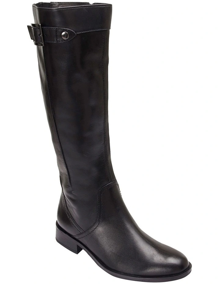 Irwin Black Hi Shine Boots 2 Irwin Black Hi Shine Boots - Image 2