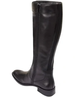 Irwin Black Hi Shine Boots 10 Irwin Black Hi Shine Boots -Dune London Shoes Shop 830031310 5 720x928