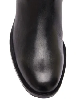 Irwin Black Hi Shine Boots 11 Irwin Black Hi Shine Boots -Dune London Shoes Shop 830031310 6 720x928