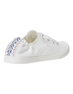 Link White Fabric Sneakers -Dune London Shoes Shop 830283400 4 720x928