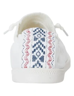 Link White Fabric Sneakers -Dune London Shoes Shop 830283400 5 720x928