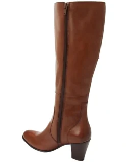 Victor Mid Brown Glove Boots -Dune London Shoes Shop 830284390 3 1 720x928