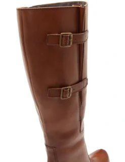 Victor Mid Brown Glove Boots -Dune London Shoes Shop 830284390 6 1 720x928