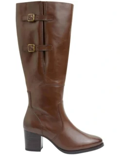 Dictate Brown Glove Boots