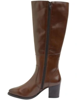 Dictate Brown Glove Boots -Dune London Shoes Shop 830287000 3 720x928