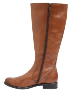 Bachelor Mid Brown Glove Boots -Dune London Shoes Shop 830350000 3 720x928