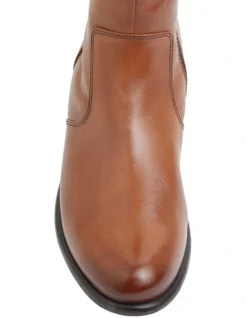 Bachelor Mid Brown Glove Boots -Dune London Shoes Shop 830350000 6 720x928
