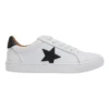 Stark Sneakers In White /Black Leather