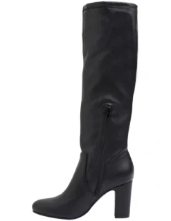 Zeck Black Smooth Boots 9 Zeck Black Smooth Boots -Dune London Shoes Shop 834335380 3 720x928