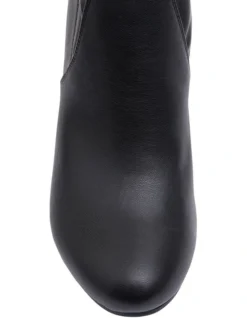 Zeck Black Smooth Boots 13 Zeck Black Smooth Boots -Dune London Shoes Shop 834335380 7 720x928