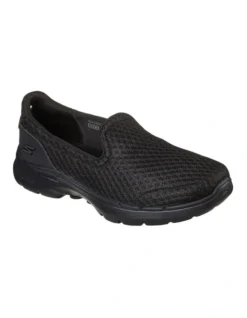 Skechers Gowalk 6 Big Splash Slip-On Sneaker In Black/Black