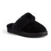Unisex Sheepskin Wool Sydney Slippers Black