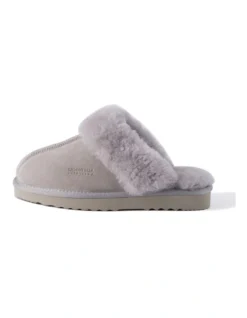 Unisex Sheepskin Wool Sydney Slippers Light Grey 10 Unisex Sheepskin Wool Sydney Slippers Light Grey -Dune London Shoes Shop 837292510 4 720x928