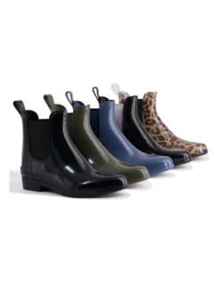 Womens Rainboots With Free Sheepskin Insole Black -Dune London Shoes Shop 837292960 5 720x928