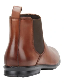 Hush Puppies Leather Tan Burnish Chelsea Boot -Dune London Shoes Shop 840499750 5 720x928
