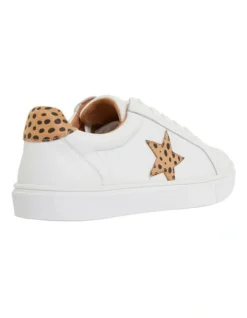 Stark Sneakers In White/Animal Sneakers -Dune London Shoes Shop 847555300 4 720x928