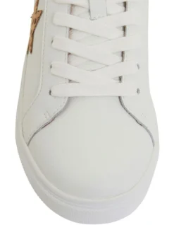 Stark Sneakers In White/Animal Sneakers -Dune London Shoes Shop 847555300 6 720x928