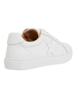 Stark Sneakers In White Leather -Dune London Shoes Shop 847565830 4 720x928