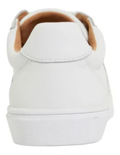 Stark Sneakers In White Leather -Dune London Shoes Shop 847565830 5 720x928