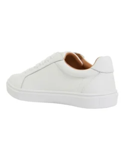 Stark Sneakers In White Leather -Dune London Shoes Shop 847565830 7 720x928