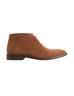 Damien Tobacco Suede Desert Boots